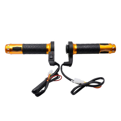 CS-764A1 12V Motorcycle Scooter Aluminum Alloy Electric Hand Grip Cover Heated Grip Handlebar