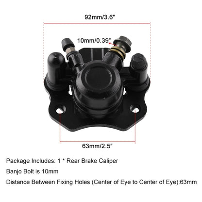 Right Side Modified Rear Brake Caliper for Motocycle / 50CC 70CC 90CC 110CC 125CC 150CC ATV Quad / Taotao Roketa