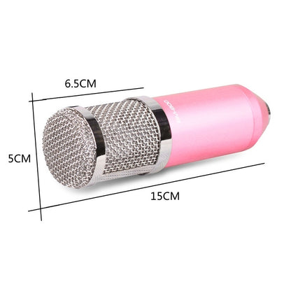 Compatible with PC / Mac for Live Broadcast Show, KTV, etc., BM800 Pink, BM800 Blue, BM800 Red, BM800 White, BM800 Black