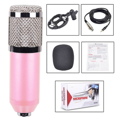Compatible with PC / Mac for Live Broadcast Show, KTV, etc., BM800 Pink, BM800 Blue, BM800 Red, BM800 White, BM800 Black