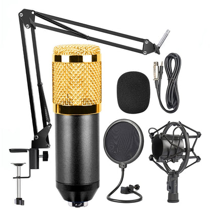 BM-800 Network K-Song Dedicated High-end Metal Shock Mount Microphone Set, BM800 Kit Pink, BM800 Kit Blue, BM800 Kit Black