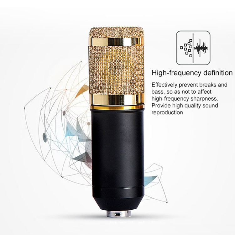 BM-800 Network K-Song Dedicated High-end Metal Shock Mount Microphone Set, BM800 Kit Pink, BM800 Kit Blue, BM800 Kit Black