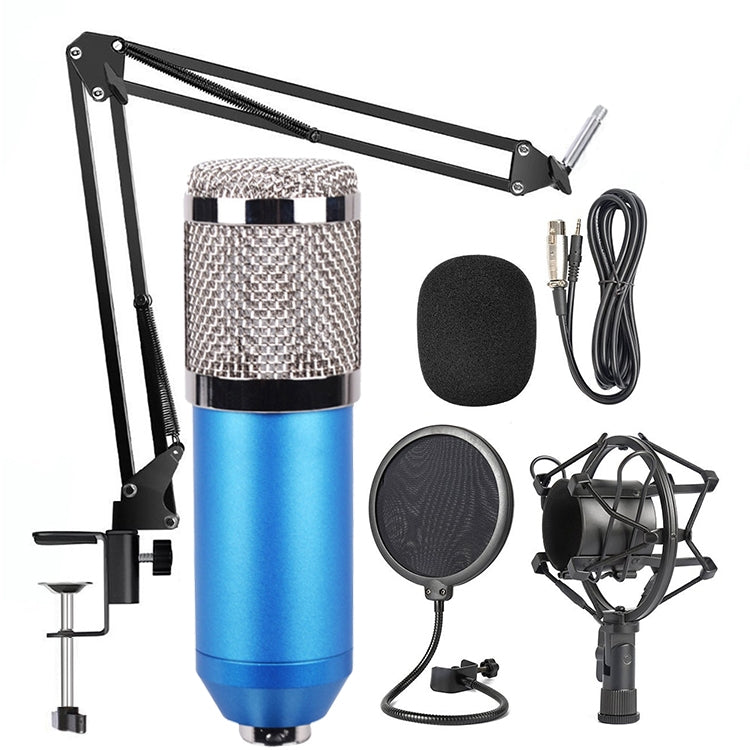 BM-800 Network K-Song Dedicated High-end Metal Shock Mount Microphone Set, BM800 Kit Pink, BM800 Kit Blue, BM800 Kit Black