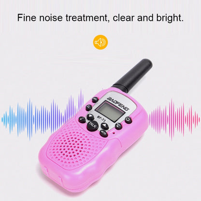 2 PCS BaoFeng BF-T3 1W Children Single Band Radio Handheld Walkie Talkie with Monitor Function, UK Plug, BF-T3 UK Plug