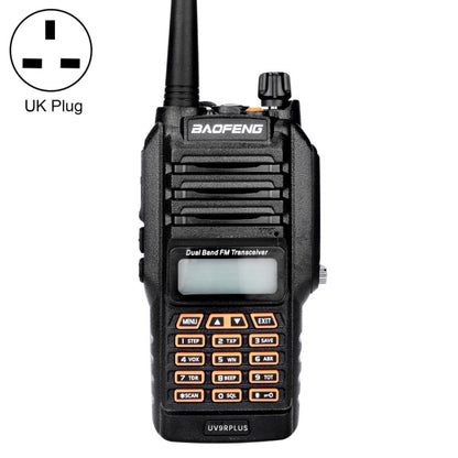 BaoFeng BF-UV9R Plus 10W Waterproof Dual Band Radio Handheld Antenna Walkie Talkie, UK Plug, BF-UV9Rplus UK Plug