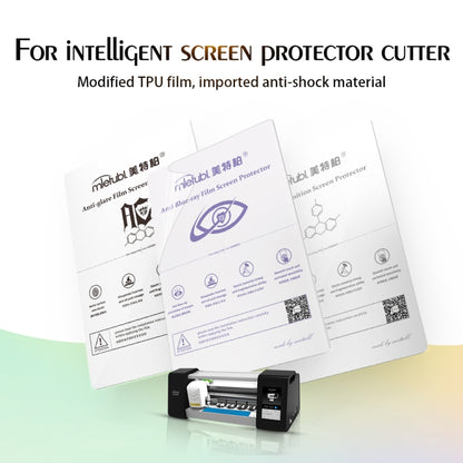 50 PCS 12 x 18cm Phone Fosted TPU Soft Hydrogel Film Supplies for Intelligent Protector Cutter, 12 x 18cm Fosted Film