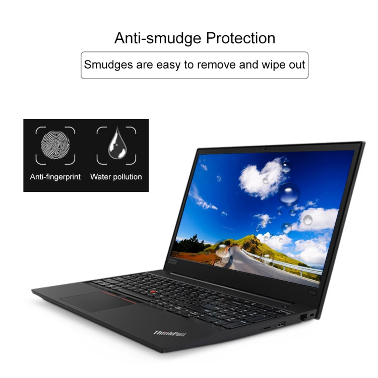 9H Surface Hardness Full Screen Tempered Glass Film for Lenovo ThinkPad E585 15.6 inch, Lenovo E585