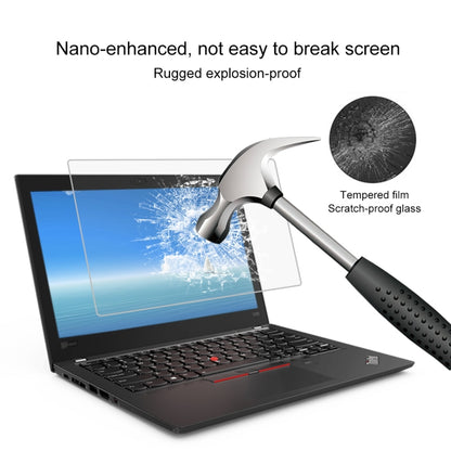 0.4mm 9H Surface Hardness Full Screen Tempered Glass Film for Lenovo ThinkPad X280 12.5 inch, Lenovo X280