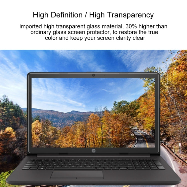 Laptop Screen HD Tempered Glass Protective Film for HP 255 G7 Notebook PC 15.6 inch, For HP 255 G7 Notebook PC 15.6 inch