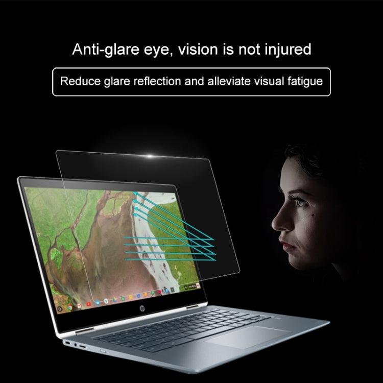 Laptop Screen HD Tempered Glass Protective Film for HP Chromebook x360 - 14-da0021nr 14 inch, For HP Chromebook x360 - 14-da0021nr 14 inch