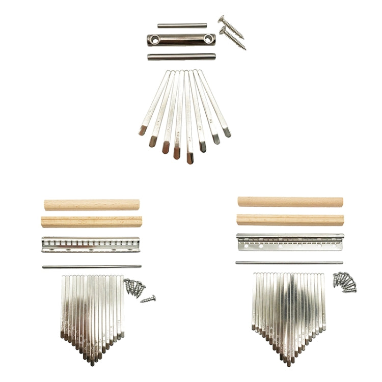 2 PCS 17 Tone Thumb Piano Keys Kalimba Pick Accessories Kit, 2 PCS 17 Tone