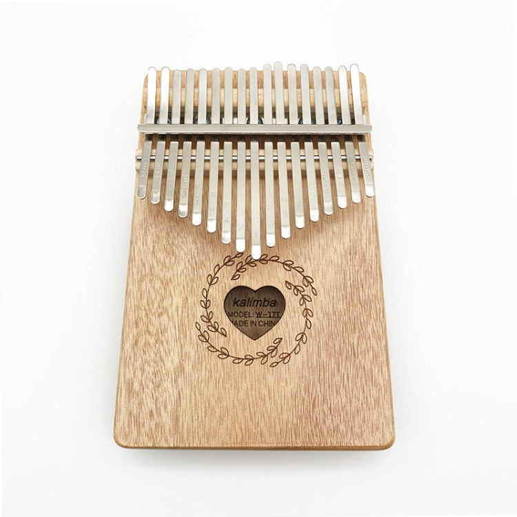 17 Tone Mahogany Wood Thumb Piano Kalimba, Wood Thumb Piano