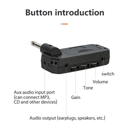 JOYO JA-03 Heavy Metal Distortion Mini Portable Electric Guitar Effector, Heavy Metal Distortion