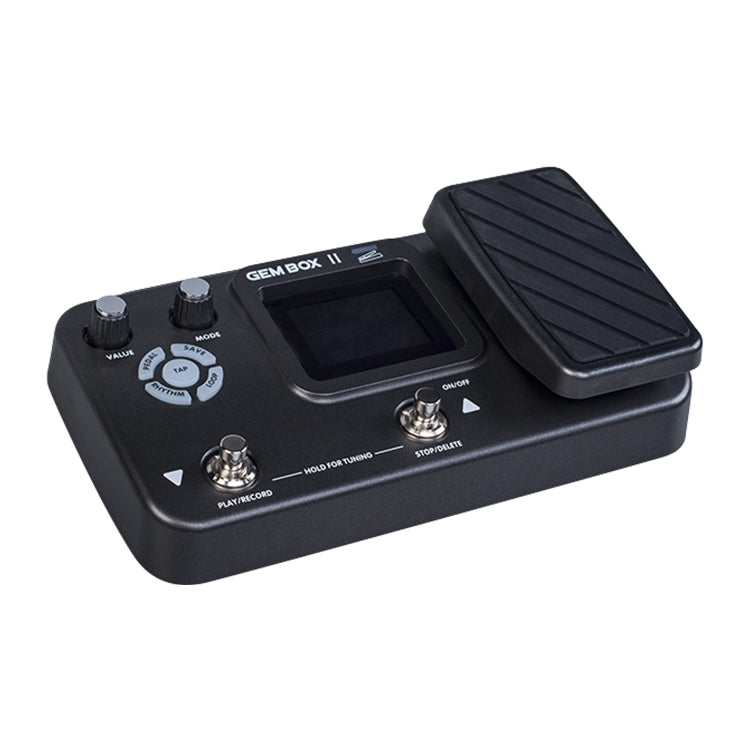 JOYO GEM-BOX2 Multifunctional Integrated Electric Acoustic Guitar Effector with Pedal and Drum Machine, GEM-BOX2