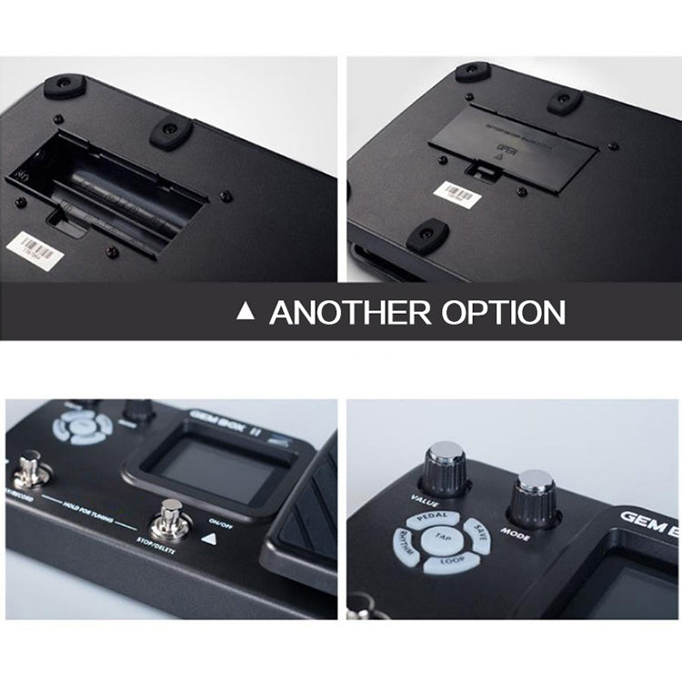 JOYO GEM-BOX2 Multifunctional Integrated Electric Acoustic Guitar Effector with Pedal and Drum Machine, GEM-BOX2