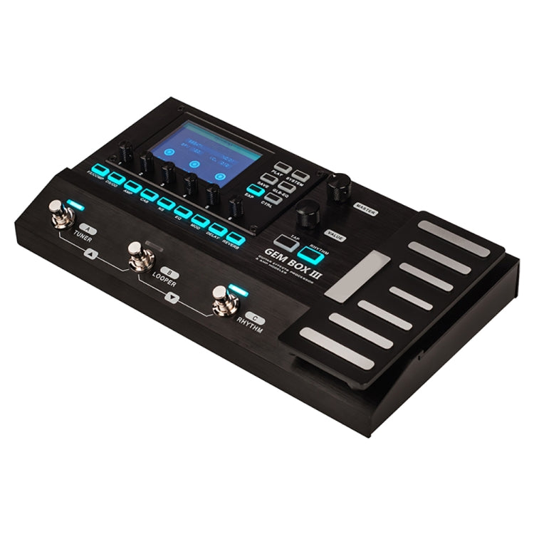 JOYO GEM-BOX3 Multifunctional Integrated Electric Acoustic Guitar Effector with Pedal and Drum Machine, GEM-BOX3