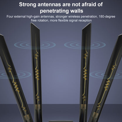 COMFAST CF-966AX Free-drive Dual Band 1800Mbps USB3.0 High Power Wireless WiFi 6 Adapter, CF-966AX