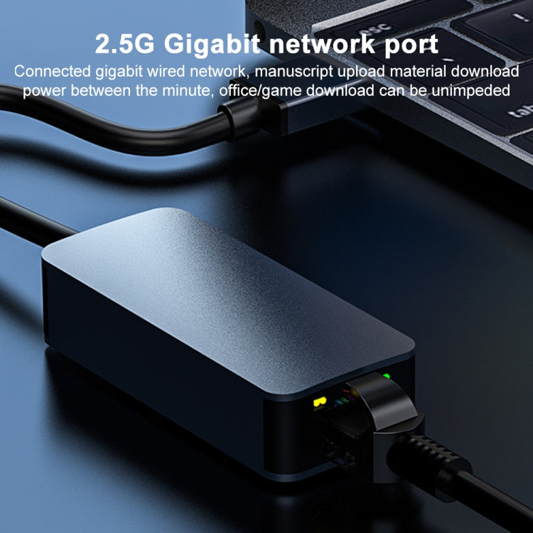 USB-A To 2500Mbps RJ45 Network Card Ethernet Adapter, USB-A To 2500Mbps