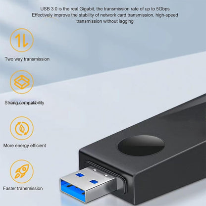 1516 Driverless Wireless Network Card Gigabit Dual Band 5G 150Mbps Computer USB Network Card, 150M
