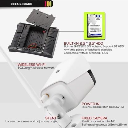 N4B3H2-P12/Kit 1080P Wireless Network Video Recorder Surveillance System Display:12.5 inch