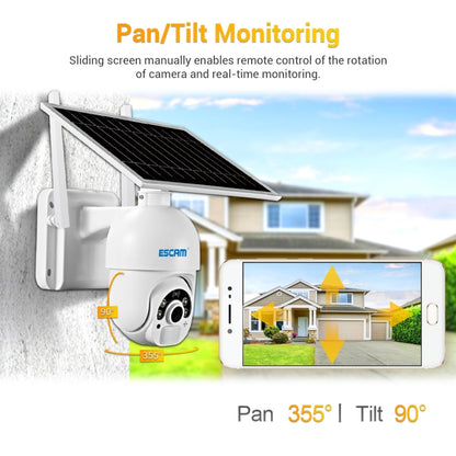 ESCAM QF450 HD 1080P 4G US Version Solar Powered IP Camera with 64G Memory, Support Two-way Audio & PIR Motion Detection & Night Vision & TF Card, with 64G Memory