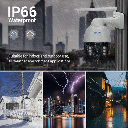 ESCAM Q5068 H.265 5MP Pan / Tilt / 4X Zoom WiFi Waterproof IP Camera, Support ONVIF Two Way Talk & Night Vision, AU Plug, UK Plug, US Plug, EU Plug, AU Plug