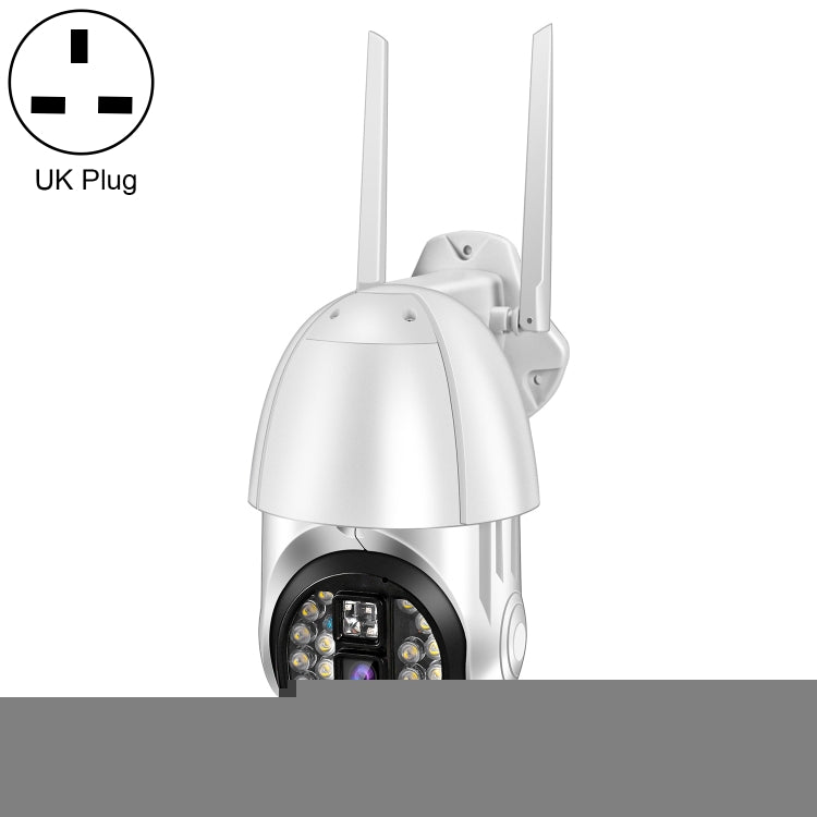 QX33 1080P Panoramic PTZ 360 Degree Rotating WIFI Camera, Support Day and Night Full Color & Two-way Voice Intercom & Motion Detection Alarm & Video Playback & 64GB TF Card, AU Plug, QX33