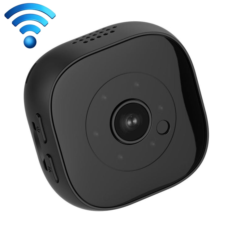 H9 Mini HD 1280 x 720P 120 Degree Wide Angle Wearable Smart Wireless WiFi Surveillance Camera, H9 Black