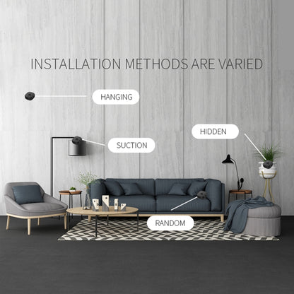 H9 Mini HD 1280 x 720P 120 Degree Wide Angle Wearable Smart Wireless WiFi Surveillance Camera, H9 Black