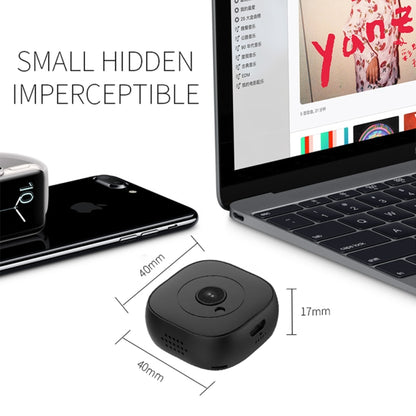 H9 Mini HD 1280 x 720P 120 Degree Wide Angle Wearable Smart Wireless WiFi Surveillance Camera, H9 Black