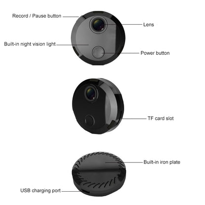 HDQ15 HD 1080P WIFI Mini Camera, with IR Night Vision & Remote Surveillance, 1080P