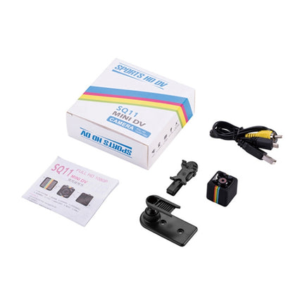 SQ11 Mini DV HD 960P 6 LEDs Sport Recorder Camera with Holder, Support Monitor Detection & IR Night Vision & TF Card, SQ11 960P 6 LEDs Red, SQ11 960P 6 LEDs Black, SQ11 960P 6 LEDs Blue