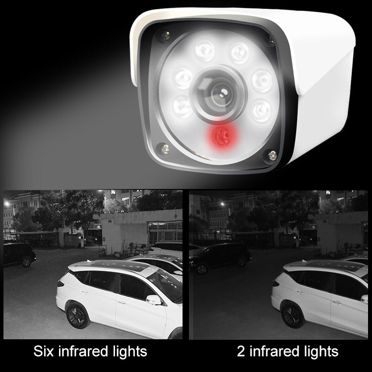 633H2 / IP POE (Power Over Ethernet) 1080P IP Camera Home Security Surveillance Camera, IP66 Waterproof, Support Night Vision & Phone Remote View, 633H2 / IP POE White