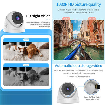 A5 Smart Conch WiFi Camera 1080P HD Night Vision IP Camera, A5 (US Plug), A5 (UK Plug), A5 (AU Plug), A5 (EU Plug)