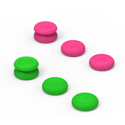 Left + Right Gamepad Rocker Cap Button Cover for NS Pro / PS4, For NS Pro / PS4(Green+Red), For NS Pro / PS4(Black)
