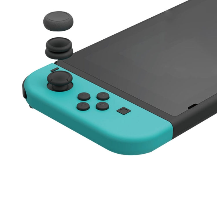 Left + Right Gamepad Rocker Cap Button Cover for NS Pro / PS4, For NS Pro / PS4(Green+Red), For NS Pro / PS4(Black)