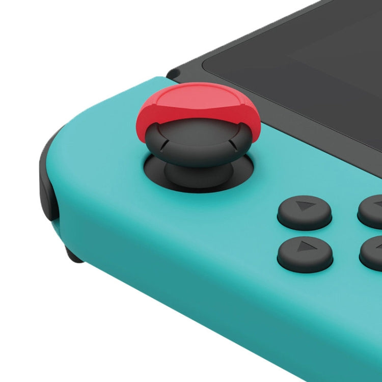Left + Right Gamepad Rocker Cap Button Cover for NS Pro / PS4, For NS Pro / PS4(Green+Red), For NS Pro / PS4(Black)