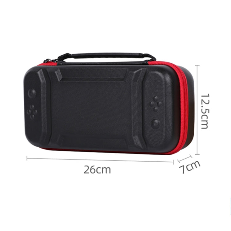 Portable EVA Storage Bag Protective Case Handbag with Holder Function for Nintendo Switch Console, Size: 26x12.5x7cm, EVA Storage Bag