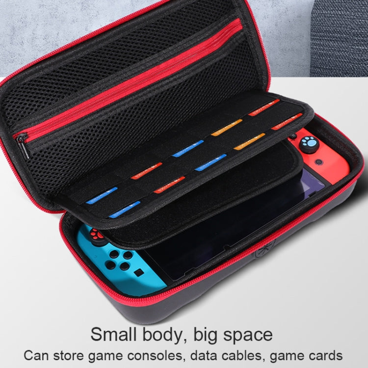 Portable EVA Storage Bag Protective Case Handbag with Holder Function for Nintendo Switch Console, Size: 26x12.5x7cm, EVA Storage Bag
