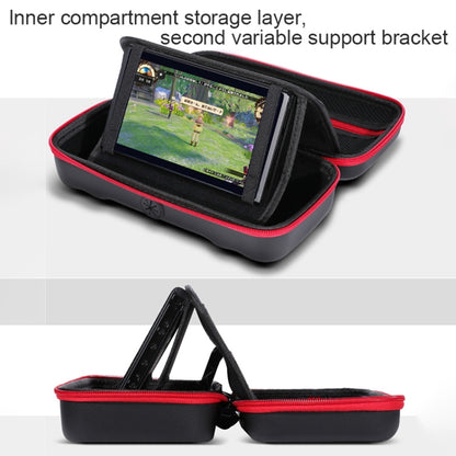 Portable EVA Storage Bag Protective Case Handbag with Holder Function for Nintendo Switch Console, Size: 26x12.5x7cm, EVA Storage Bag