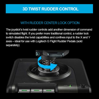Logitech G Saitek X52 Pro Flight Control Game Throttle Joystick Handle Controller, X52 Pro