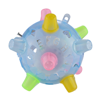 3 PCS Funny Flashing Bouncing Ball LED Light Dancing Music Ball Toys, Random Color Delivery, Dancing Ball