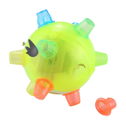 3 PCS Funny Flashing Bouncing Ball LED Light Dancing Music Ball Toys, Random Color Delivery, Dancing Ball