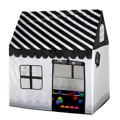 Household Children Printing Play Tent Small Game House with Mat, with Mat (Black White), with Mat (Pink), with Mat (Light Pink)