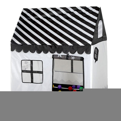 Household Children Printing Play Tent Small Game House with Mat, with Mat (Black White), with Mat (Pink), with Mat (Light Pink)