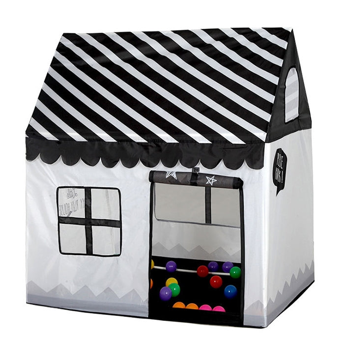 Household Children Printing Play Tent Small Game House, with 50 Ocean Balls, with 50 Ocean Balls (Black White), with 50 Ocean Balls (Pink), with 50 Ocean Balls (Green), with 50 Ocean Balls (Light Pink)