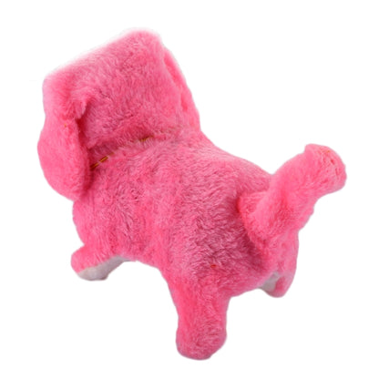 2 PCS Plush Puppy Electric Toys Can Will Move Forward / Will Backwards / Sounding and Luminous Eyes, Random Color Delivery, Multi-color