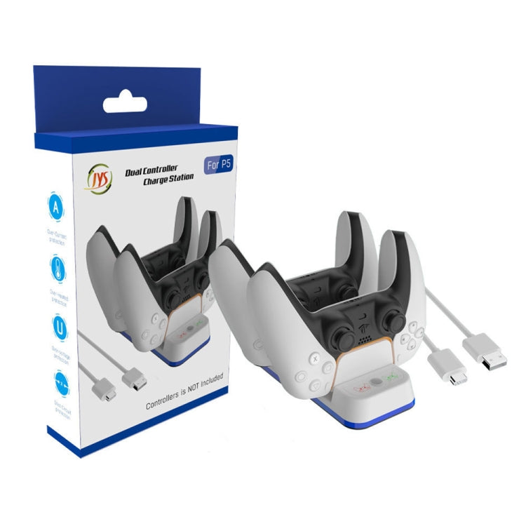 JYS P5116 Wireless Handle Dual Charging Station with Indicator Light For PS5, JYS P5116