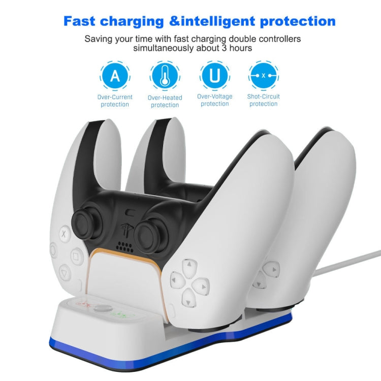 JYS P5116 Wireless Handle Dual Charging Station with Indicator Light For PS5, JYS P5116
