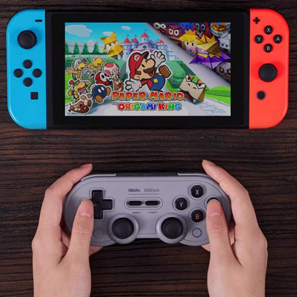 八位堂 SN30 Pro 蓝牙游戏手柄霍尔版 适用于Switch / Steam / PC / 安卓（灰色）, SN30 Pro(Grey)